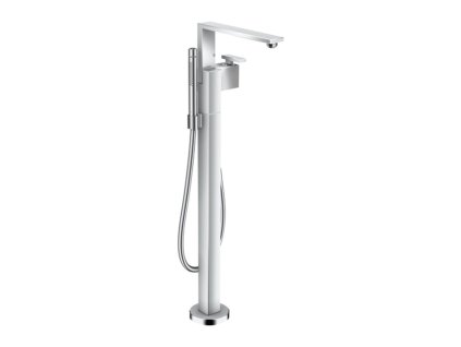 AXOR Edge Páková vanová baterie volně stojící na podlaze - diamantový brus, chrom 46441000