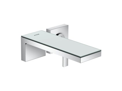 AXOR MyEdition páková umyvadlová baterie pod omítku montáž na stěnu s výtokem 221 mm, chrom/zrcadlové sklo, 47060000