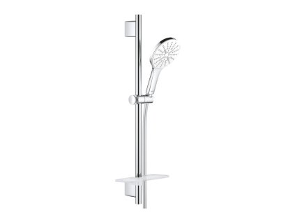 GROHE Rainshower SmartActive 130 - Sprchový set s tyčí, 3 proudy, měsíční bílá 26576LS0