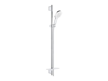 GROHE Rainshower SmartActive 130 - Sprchový set s tyčí, 3 proudy, měsíční bílá 26578LS0