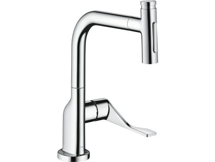 AXOR Citterio Páková kuchyňská baterie 230 2jet s vytahovatelnou sprškou, chrom 39862000