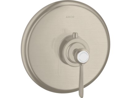 AXOR Montreux Termostat HighFlow s podomítkovou instalací s páčkovou rukojetí, kartáčovaný nikl 16824820