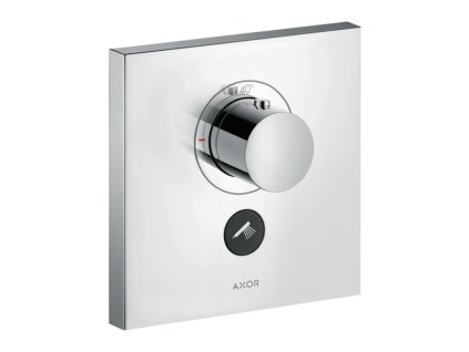 AXOR ShowerSelect Termostat HighFlow s podomítkovou instalací, hranatá verze, pro 1 spotřebič a další výtok, chrom 36716000
