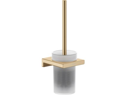 Hansgrohe AddStoris WC kartáč s držákem nástěnný, kartáčovaný bronz 41752140