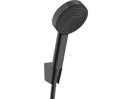 Hansgrohe Pulsify S Sada se sprchovým držákem 105 1jet se sprchovou hadicí 125 cm, matná černá 24301670
