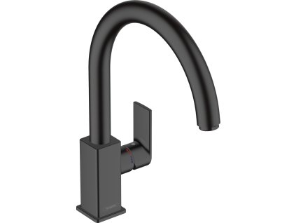Hansgrohe Vernis Shape M35 Páková kuchyňská baterie 210 s otočným výtokem, matná černá 71871670