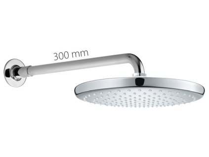 GROHE Tempesta 250 - Set s hlavovou sprchou s 1 prúdom, chróm 26666000+ALBD 034