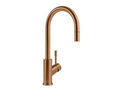 Villeroy & Boch Umbrella Flex - Dřezová baterie stojánková s výsuvnou sprchou, bronz 92540004