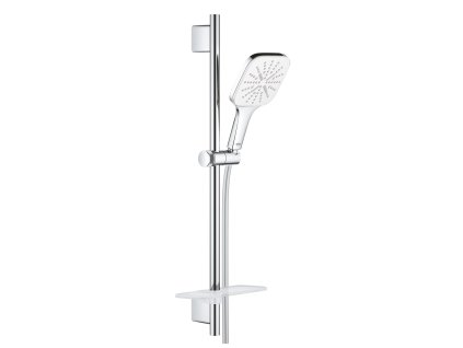 GROHE Vitalio SmartActive 130 Cube - Sprchový set s tyčí, 3 proudy, Chrom 26596000