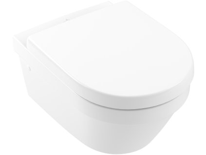 Villeroy & Boch Architectura Combi-Pack - SET Závěsné WC + sedátko SoftClosing, alpská bílá CeramicPlus 4694HRR1