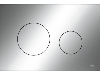 TECEloop - Plastové ovládací tlačítko pro WC, lesklý chrom 9240921
