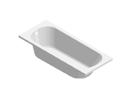 Vima 706 GALAKTA - Vana 1700x700 mm, bílá