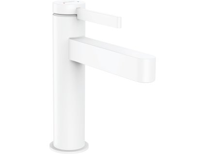 Hansgrohe Finoris Páková umyvadlová baterie 110 CoolStart s odtokovou soupravou Push-Open, matná bílá 76024700