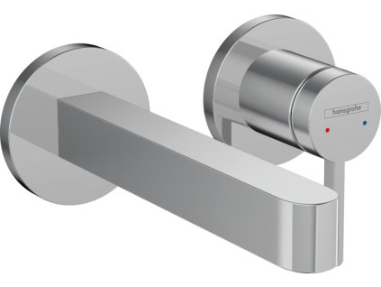 Hansgrohe Finoris Páková umyvadlová baterie pod omítku, pro montáž na stěnu s výtokem 16,8 cm, chrom 76051000