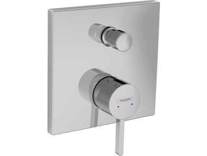 Hansgrohe Finoris Páková vanová baterie pod omítku, se zabudovanou bezpečnostní kombinací podle EN1717, chrom 76416000