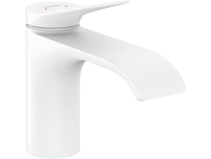 Hansgrohe Vivenis Páková umyvadlová baterie 80 bez odtokové soupravy, matná bílá 75012700