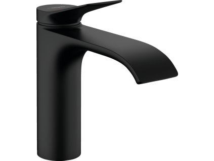 Hansgrohe Vivenis Páková umyvadlová baterie 110 CoolStart s odtokovou soupravou s táhlem, matná černá 75023670