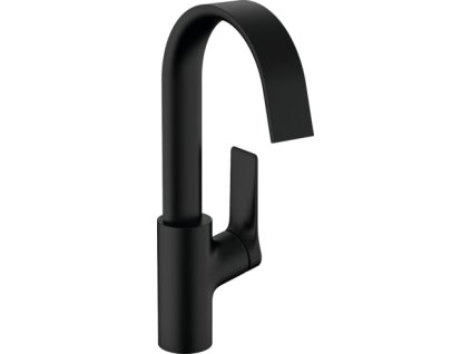 Hansgrohe Vivenis Páková umyvadlová baterie 210 s otočným výtokem bez odtokové soupravy, matná černá 75032670