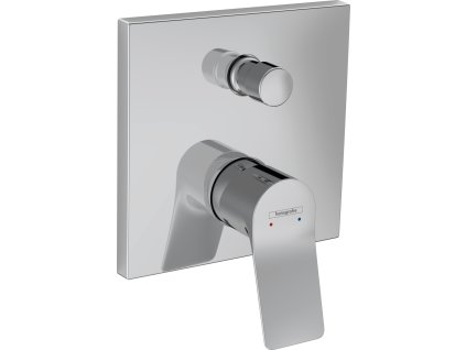Hansgrohe Vivenis Páková vanová baterie pod omítku, se zabudovanou bezpečnostní kombinací podle EN1717, chrom 75416000