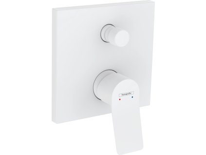 Hansgrohe Vivenis Páková vanová baterie pod omítku, se zabudovanou bezpečnostní kombinací podle EN1717, matná bílá 75416700