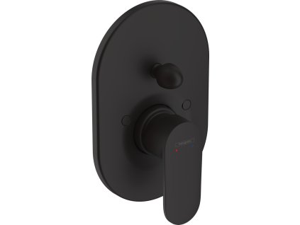 Hansgrohe Vernis Blend - Páková vanová baterie pod omítku, černá matná 71449670