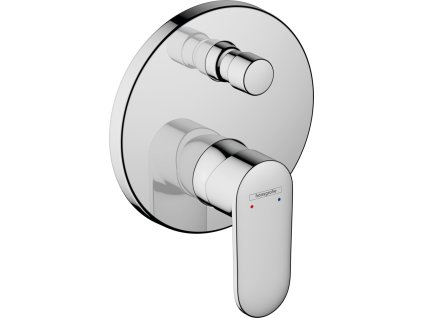 Hansgrohe Vernis Blend Páková vanová baterie pod omítku, se zabudovanou bezpečnostní kombinací podle EN1717, chrom 71467000