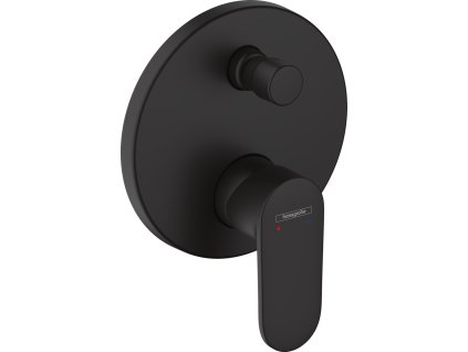 Hansgrohe Vernis Blend Páková vanová baterie pod omítku, se zabudovanou bezpečnostní kombinací podle EN1717, matná černá 71467670