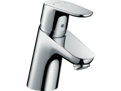 Hansgrohe Focus Páková umyvadlová baterie 70 pro beztlakové ohřívače vody, s odtokovou soupravou s táhlem, chrom 31132000