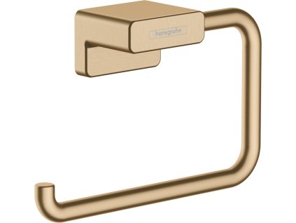 Hansgrohe AddStoris Držák na toaletní papír bez krytky, kartáčovaný bronz 41771140