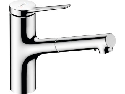 Hansgrohe Zesis M33 Páková kuchyňská baterie 150, vytažitelná sprška, 2jet, chrom 74800000