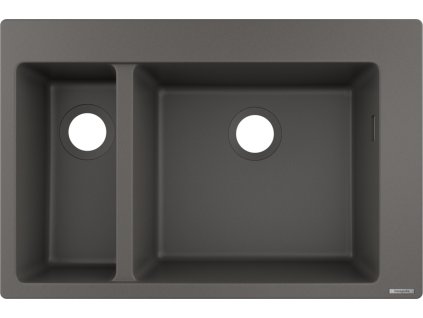 Hansgrohe S51 S510-F635 Vestavný dřez 180/450, kamená šedá 43315290