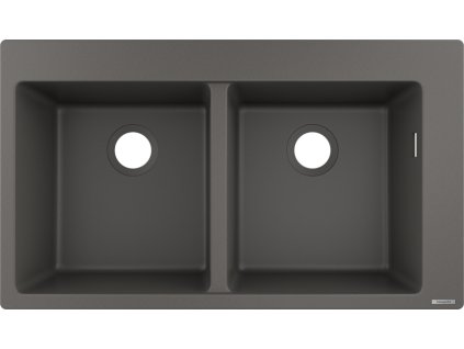 Hansgrohe S51 S510-F770 Vestavný dřez 370/370, kamená šedá 43316290