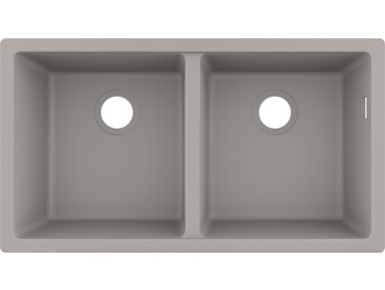 Hansgrohe S51 S510-U770 Dřez pod desku 370/370, betonově šedá 43434380