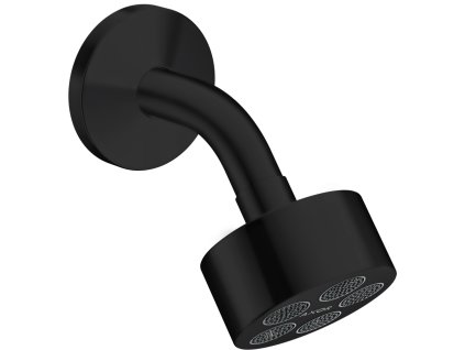 AXOR One Horní sprcha 75 1jet EcoSmart se sprchovým ramenem, matná černá 48490670