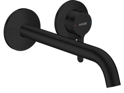 AXOR One páková umyvadlová baterie pod omítku s podomítkovou instalací s páčkovou rukojetí a výtokem 220 mm, matná černá 48120670