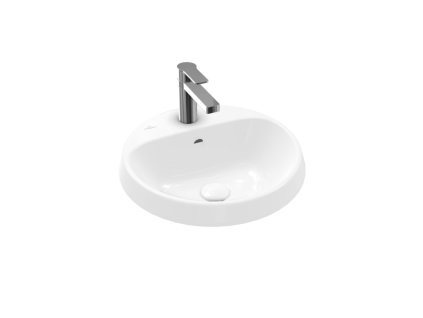 Villeroy & Boch Architectura - Zápustné umyvadlo Ø 450 mm, s přepadem, alpská bílá 5A654501