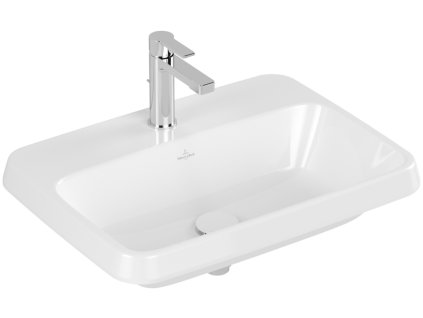 VILLEROY & BOCH Villeroy Boch Architectura - Zápustné umyvadlo, 600x450x170 mm, bez přepadu, alpská bílá 5A676101