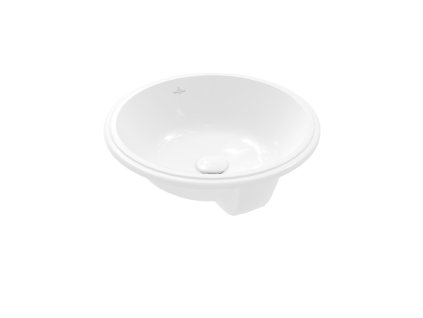 Villeroy & Boch Architectura - Umyvadlo pro vestavbu zespodu Ø 400 mm, s přepadem, alpská bílá CeramicPlus 5A7545R1