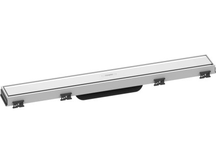 Hansgrohe RainDrain Match Vrchní sada sprchového žlabu 600 s výškově stavitelným rámem, bílá 56036450