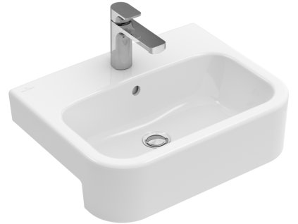 Villeroy & Boch ARCHITECTURA - Polozapuštěné umyvadlo, 550x430x170 mm, s přepadem, bílá alpin 41905501