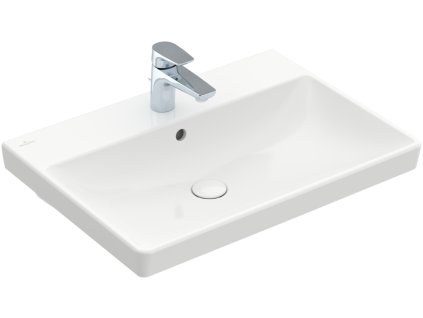 Villeroy & Boch Avento - Umyvadlo 650x470 mm, s přepadem, alpská bílá CeramicPlus 415865R1