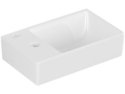 Villeroy & Boch Avento - Umyvátko 360x220 mm, bez přepadu, alpská bílá CeramicPlus 43003RR1