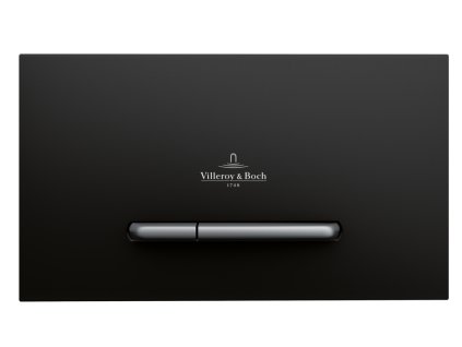 Villeroy & Boch ViConnect - Ovládací tlačítko k WC 300S, černá matná 922169AN