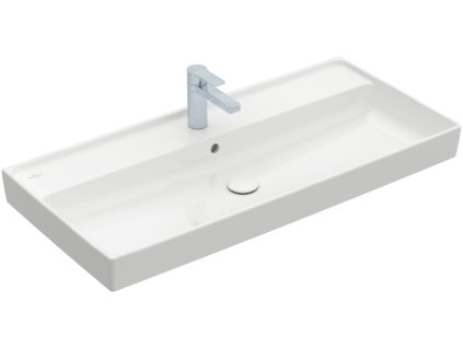 Villeroy & Boch COLLARO - Umyvadlo na skříňku 1000x470x160 mm, s přepadem, bílá Alpin CeramicPlus 4A331GR1