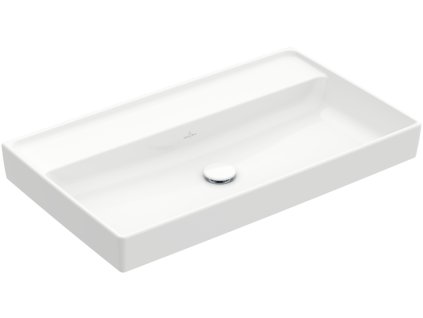 Villeroy & Boch COLLARO - Umyvadlo na skříňku 800x465x160 mm, bez přepadu, bílá Alpin CeramicPlus 4A3383R1