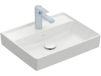 Villeroy & Boch Collaro - Umyvadlo 500x400 mm, bez přepadu, alpská bílá 43345101