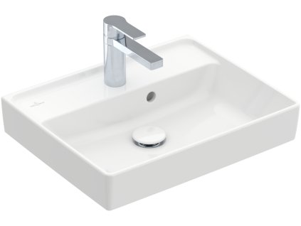 Villeroy & Boch Collaro - Umyvadlo 500x400 mm, s přepadem, alpská bílá 43345G01