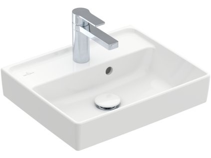 Villeroy & Boch Collaro - Umyvadlo 450x370 mm, s přepadem, alpská bílá CeramicPlus 433445R1