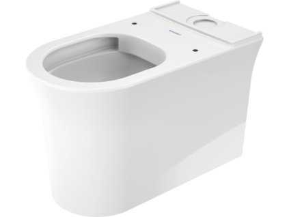 Duravit White Tulip - Stojící WC 650x370 mm, Rimless, HygieneGlaze, bílá 2197092000