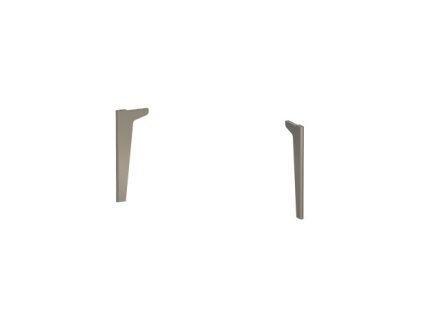 Duravit XViu - Nožičky ke skříňkám (2 ks), Champagne matná XV971400000